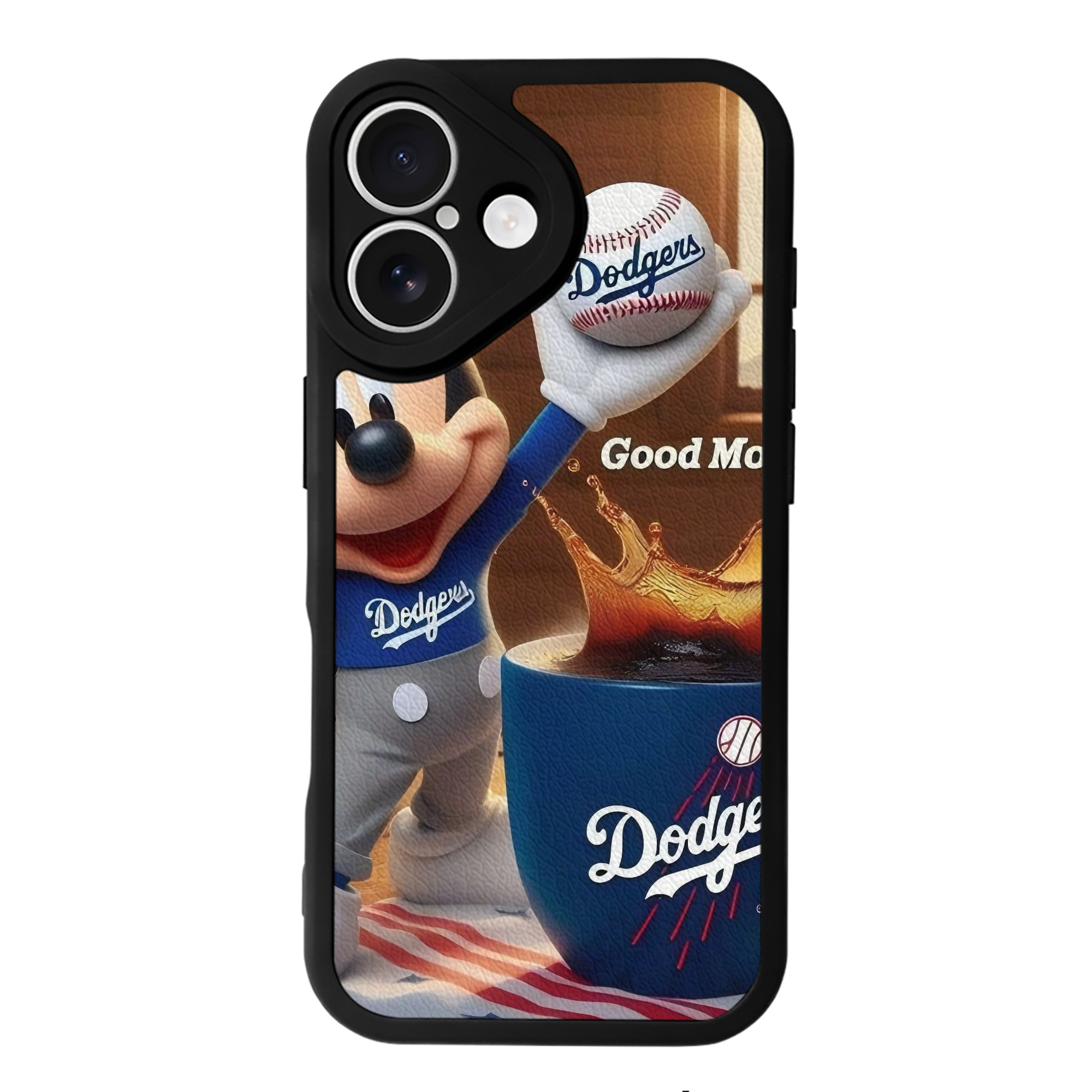  IPhone 16 Silicone Leather Case – UV Print, Lambskin Texture – Perfect Fit, Wireless Charging Compatible, Scratch Resistant, Precise Cutouts – Stylish Protection For IPhone 16